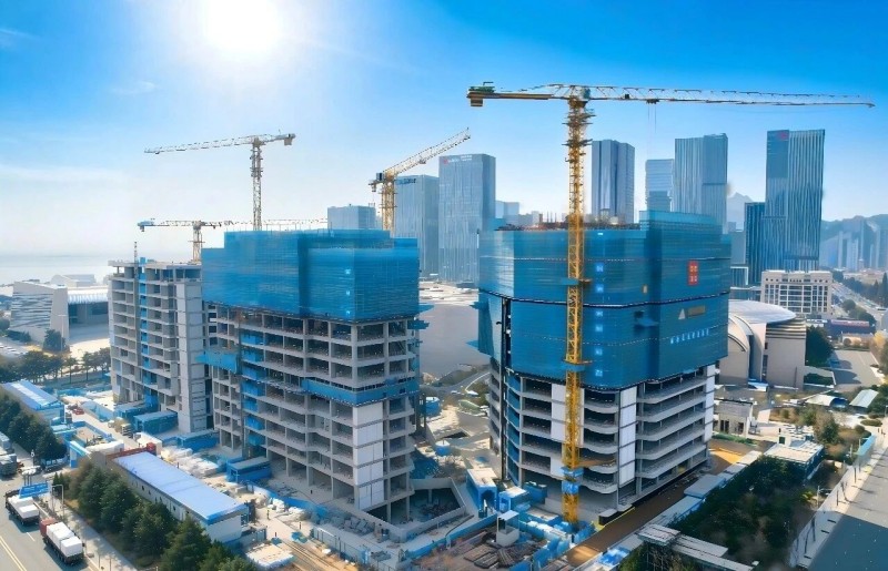 Ankalazao amin'ny fomba tsara ny fametrahana rafitra fototra mahomby amin'ny Qingdao Fortune Finance Innovation Center