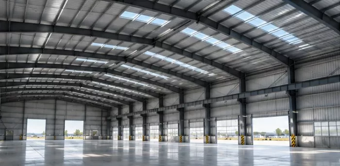 Portal Frame Steel Warehouse Construction