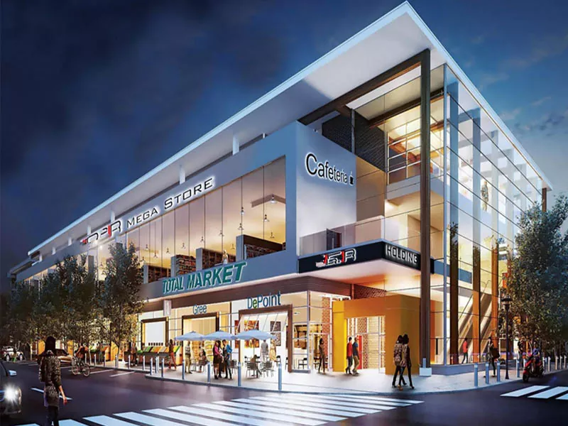 Steel Frame Mall Mall