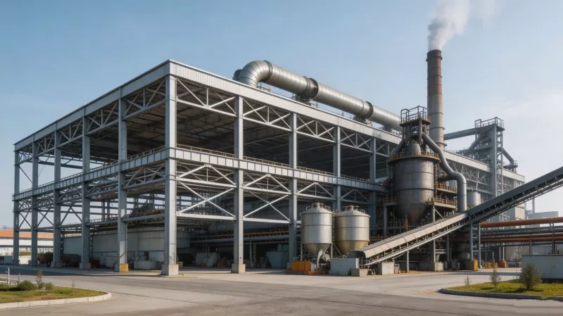 Steel Structure Metallurgical Factory Construction