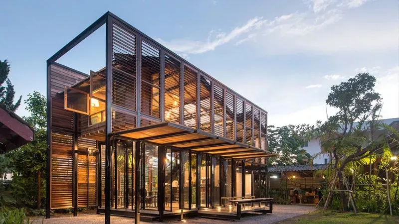 Trano Hotely Modular Structure Steel